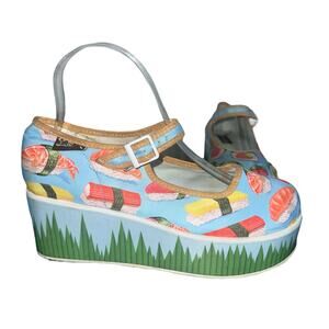 Hot Chocolate Design Chocolaticas Sushi Mary Jane Platform shoeSz 8 Kawaii Japan